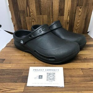 Black Crocs Bistro Clog 10075 Black Slip Resistant Shoes Men’s Size 7 Women's 9